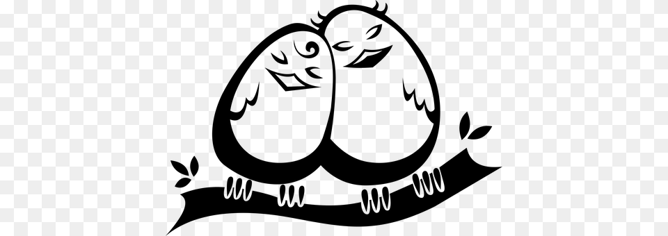 Love Birds Gray Png