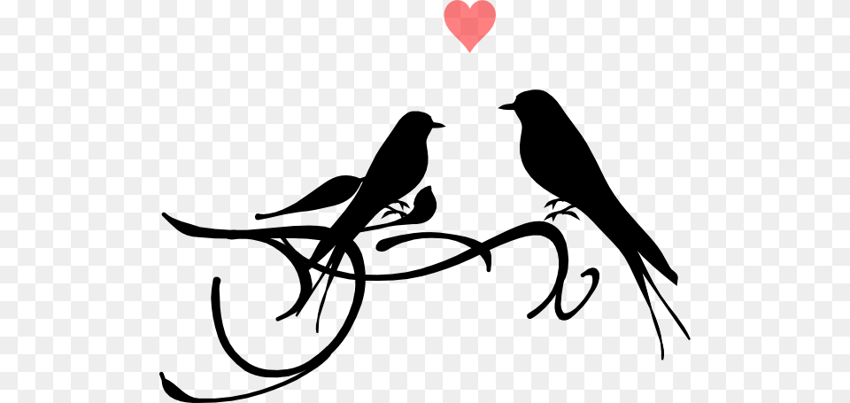 Love Birds Clip Art, Silhouette, Animal, Bird, Text Png