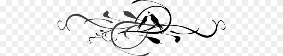 Love Birds Clip Art, Handwriting, Text Free Png Download