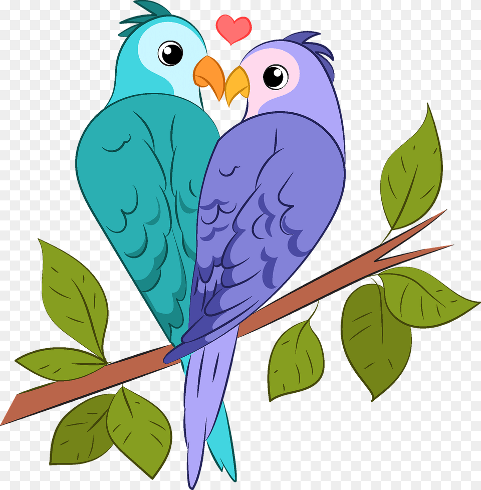 Love Birds Clipart, Animal, Bird, Parakeet, Parrot Free Png Download