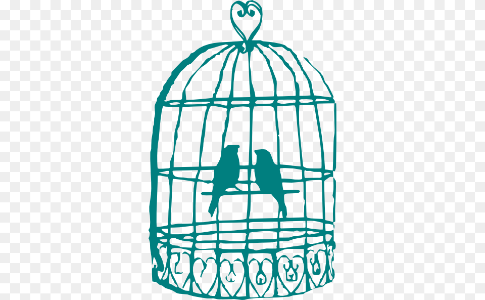 Love Birds Clipart Female Bird Birds In The Cage Clipart, Cross, Symbol, Outdoors Free Png Download