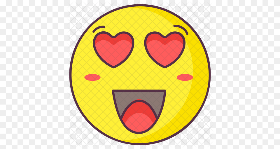 Love Blush Emoji Icon Of Colored Happy, Hockey, Ice Hockey, Ice Hockey Puck, Rink Png