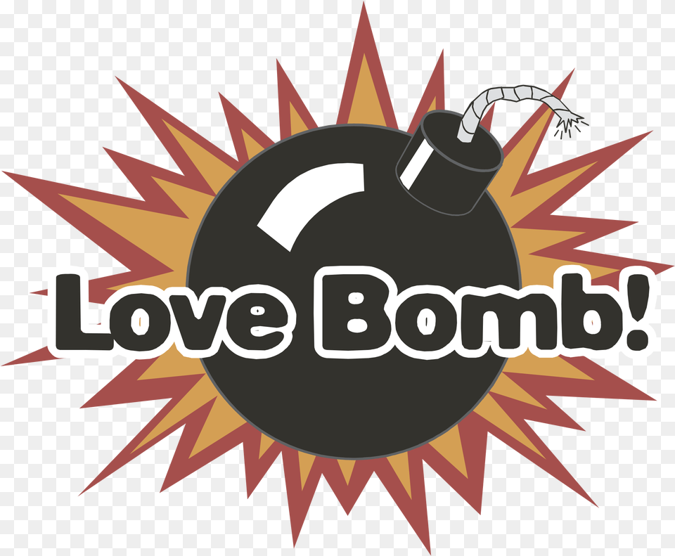 Love Bomb Logo Transparent Svg Love Bombing Gif, Ammunition, Weapon, Dynamite Free Png