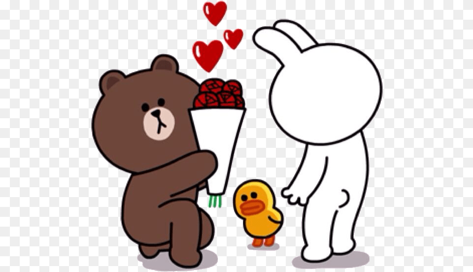 Love Brown And Cony, Food, Ice Cream, Cream, Dessert Png Image