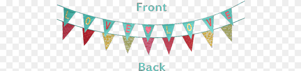 Love Bunting Flag Banner Flag, Text, People, Person Png Image