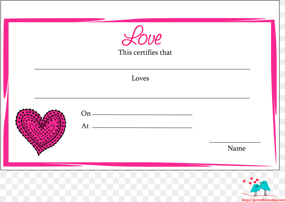 Love Certificate For Boyfriend, Text, Document Png