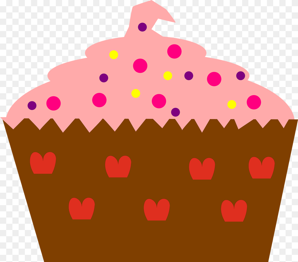 Love Clipart, Cake, Cream, Cupcake, Dessert Png Image