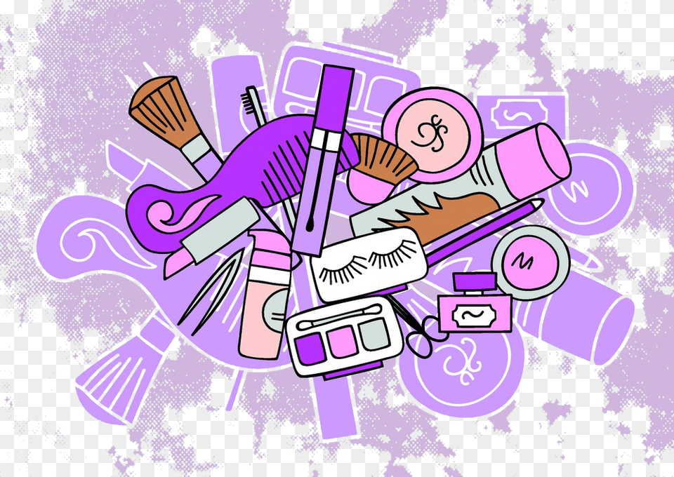 Love Clipart Cosmetology Clipart Cosmetology, Art, Graphics, Purple, Baby Free Png Download