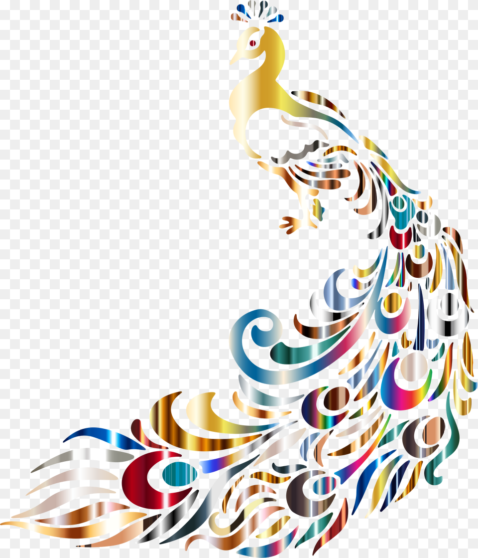 Love Clipart Peacock, Art, Animal, Bird Png Image