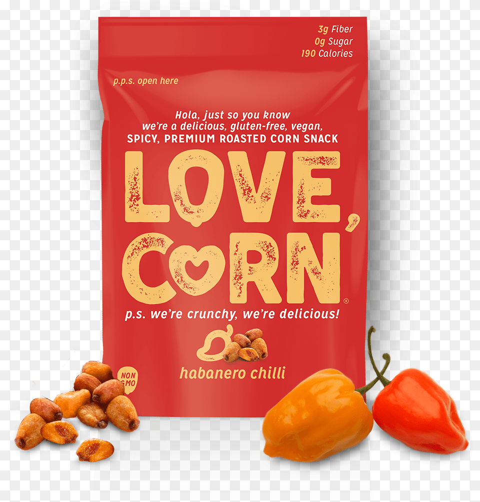 Love Corn Habanero Chili, Food, Produce, Nut, Plant Free Png