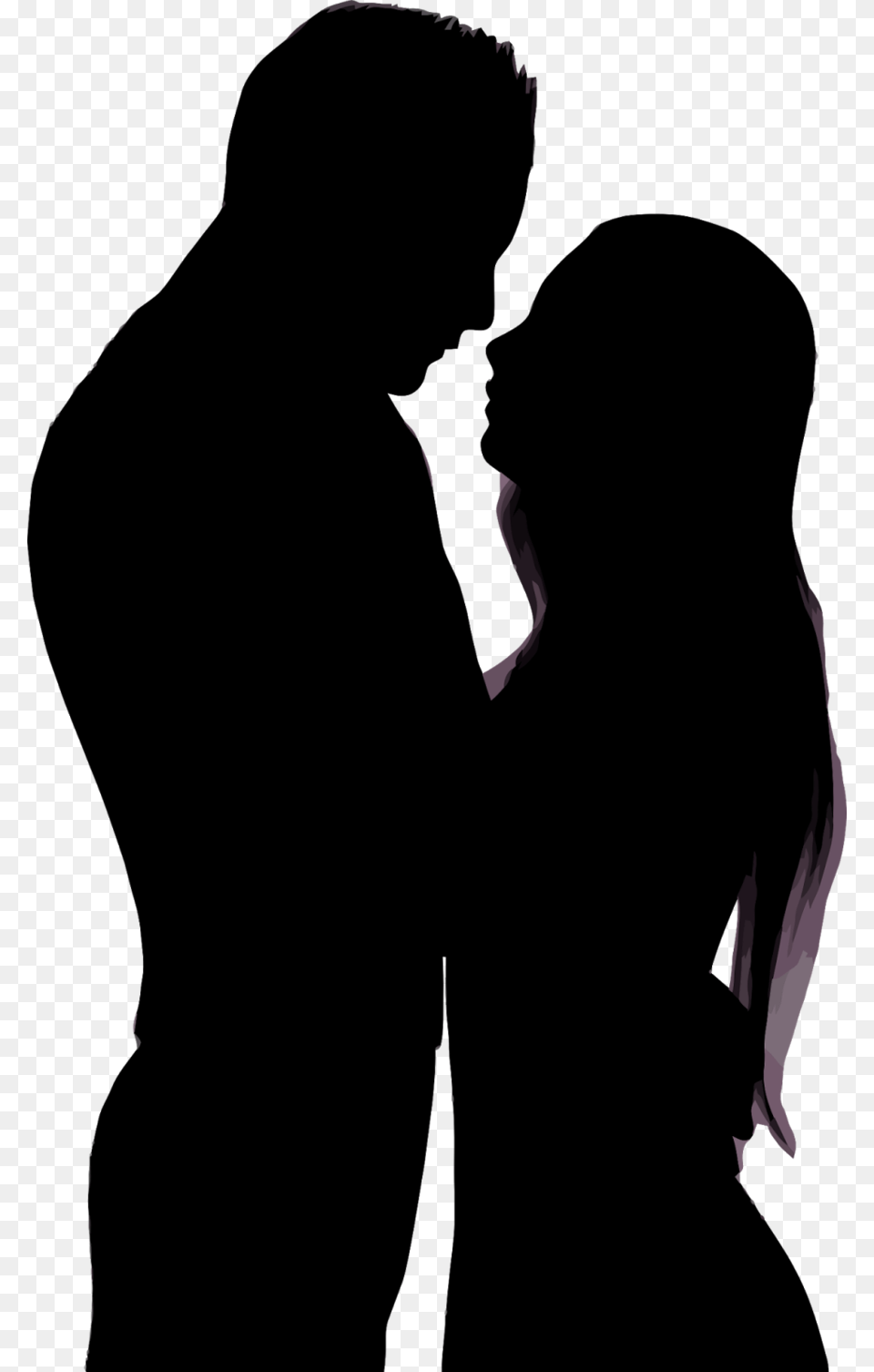 Love Couple Clipart Black And White All About Clipart, Silhouette, Person Free Png Download