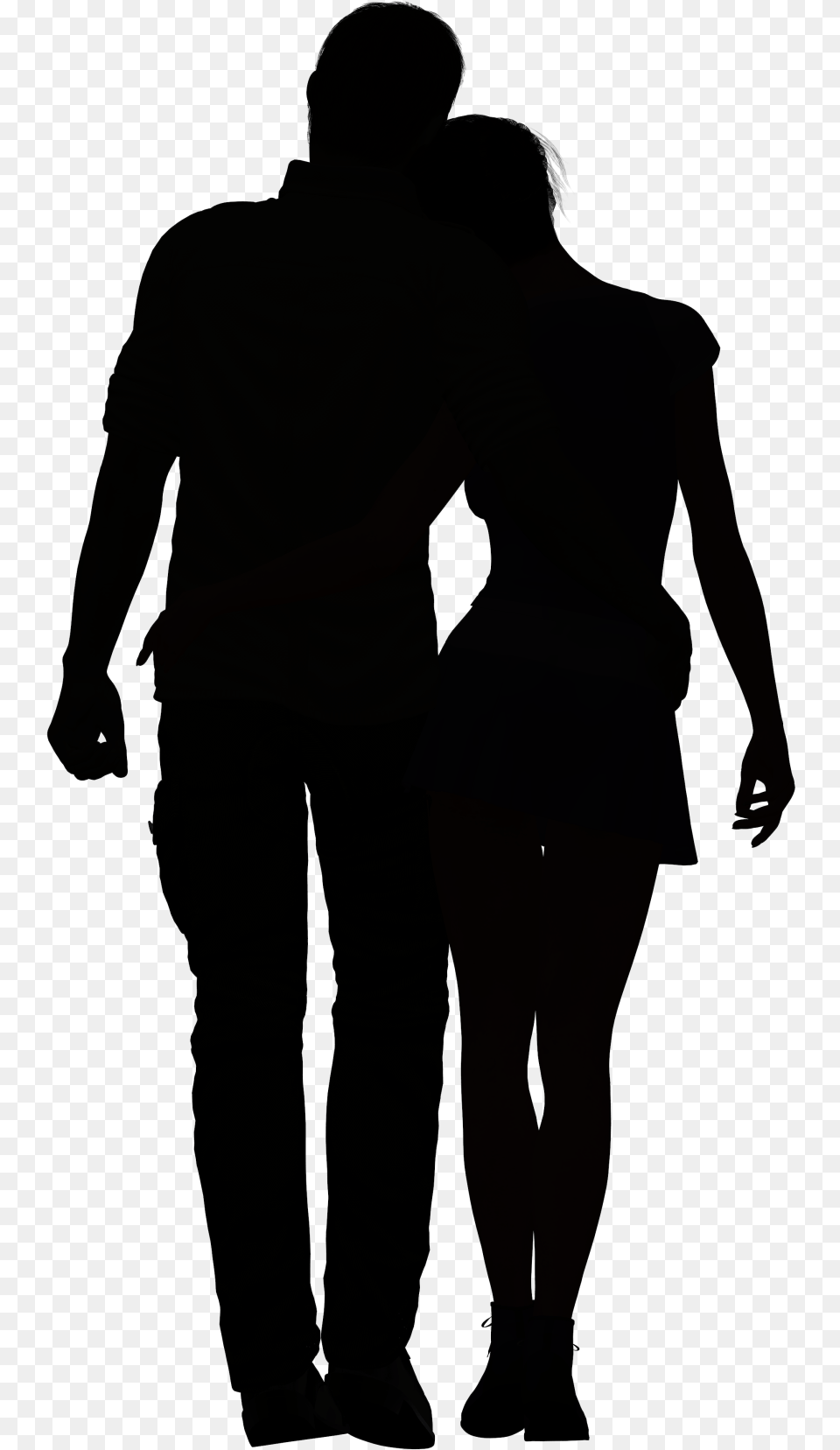 Love Couple Download Couple Holding Hands Silhouette, Adult, Male, Man, Person Png