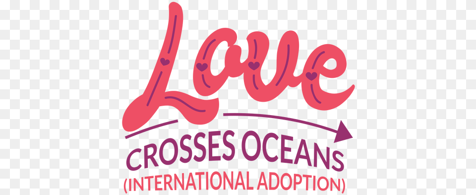 Love Crosses Oceans Lettering Transparent U0026 Svg Vector Graphic Design, Light, Logo, Text, Neon Free Png Download
