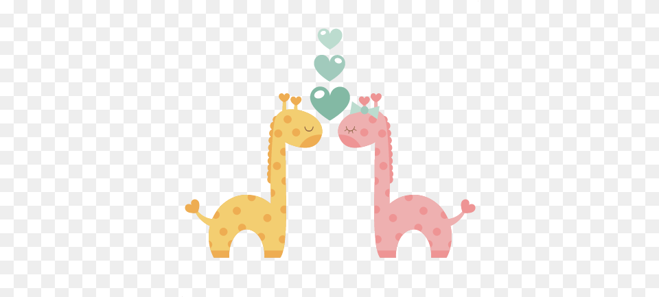 Love Cute 5 Image Giraffe Baby Background Clipart, Number, Symbol, Text, Animal Free Png Download