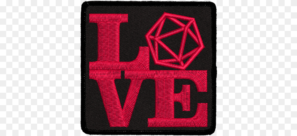 Love D20 Ironon Patch Wallet, Logo, Pattern, Accessories, Symbol Png Image