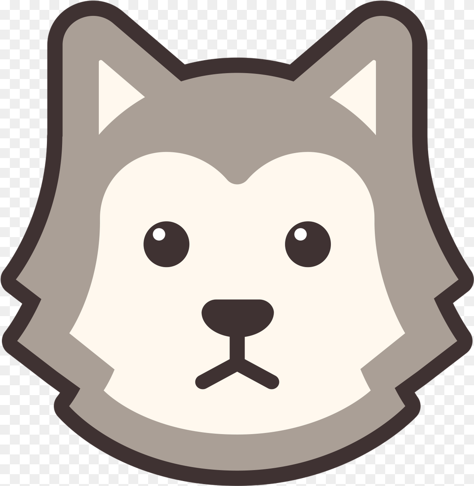 Love Dislike Cute Cartoon Husky Image With Cute Husky Cartoon, Animal, Canine, Mammal, Pet Free Png