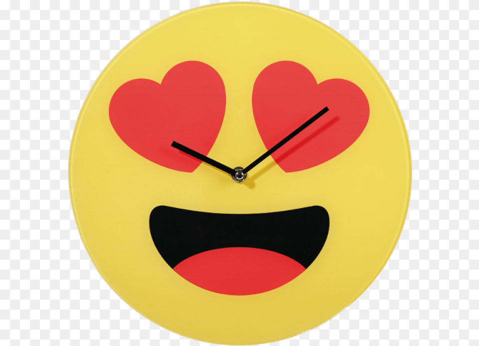 Love Emoji, Clock, Wall Clock Png