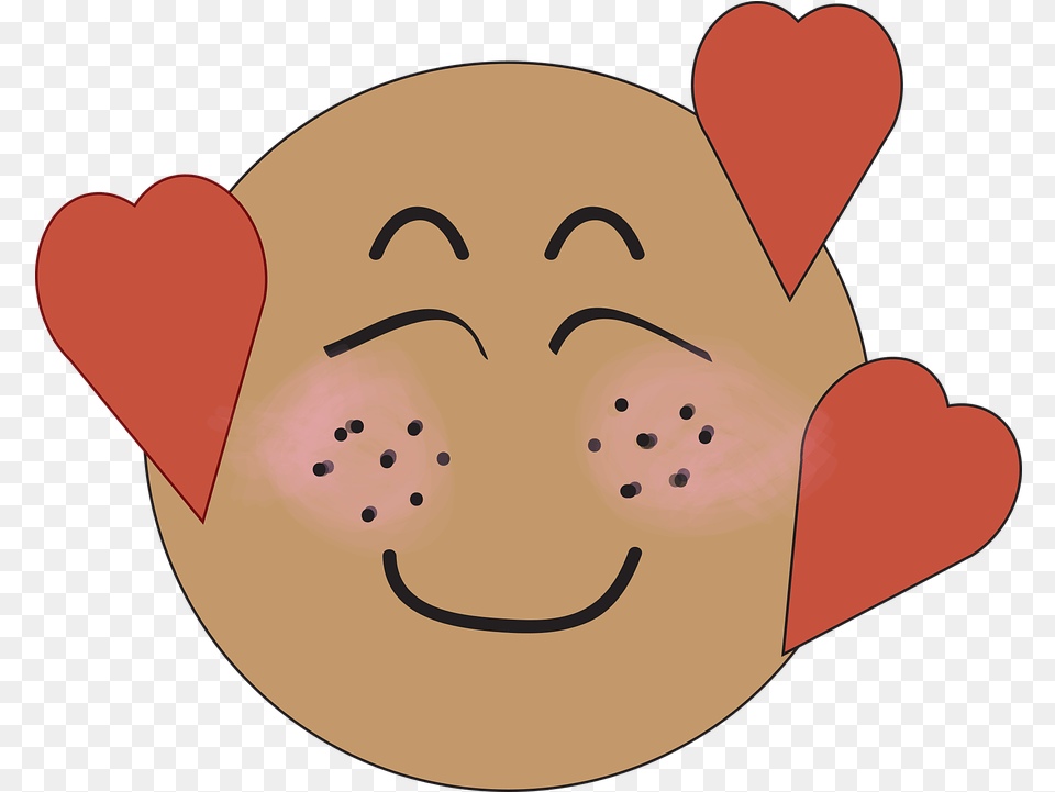 Love Emoji Emoticon Vector Graphic On Pixabay Imagem De Emoji De Amor, Baby, Person, Face, Head Free Transparent Png