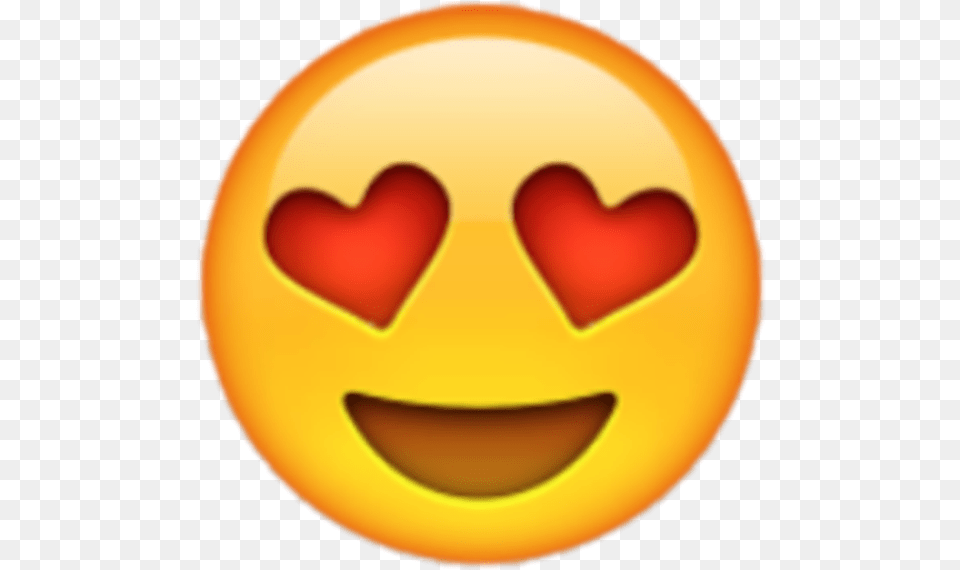 Love Emoji Emoticon Tumblr Iphone Heart Eye Emoji Small Free Png Download