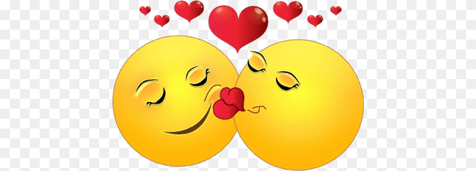 Love Emoji Images Good Morning Happy Kiss Day, Balloon, Flower, Petal, Plant Png