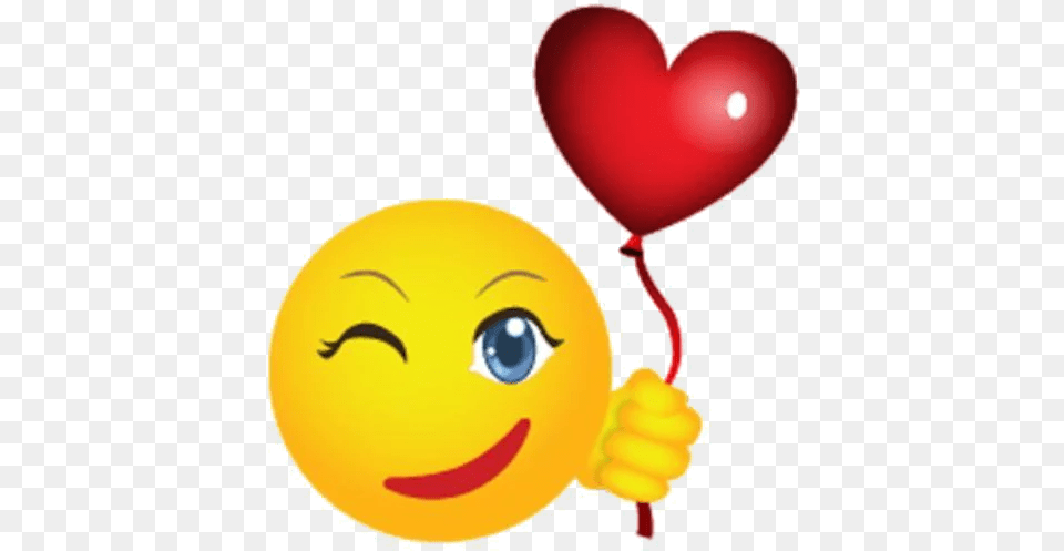 Love Emoji Picture Smiley, Balloon, Face, Head, Person Free Transparent Png