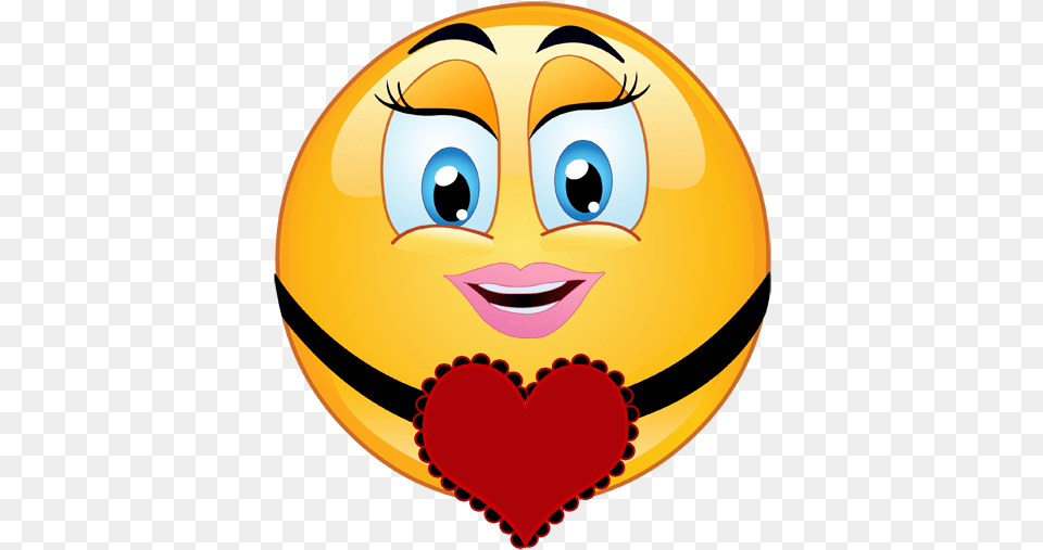 Love Emojis Transparent Heart, Balloon, Face, Head, Person Png Image