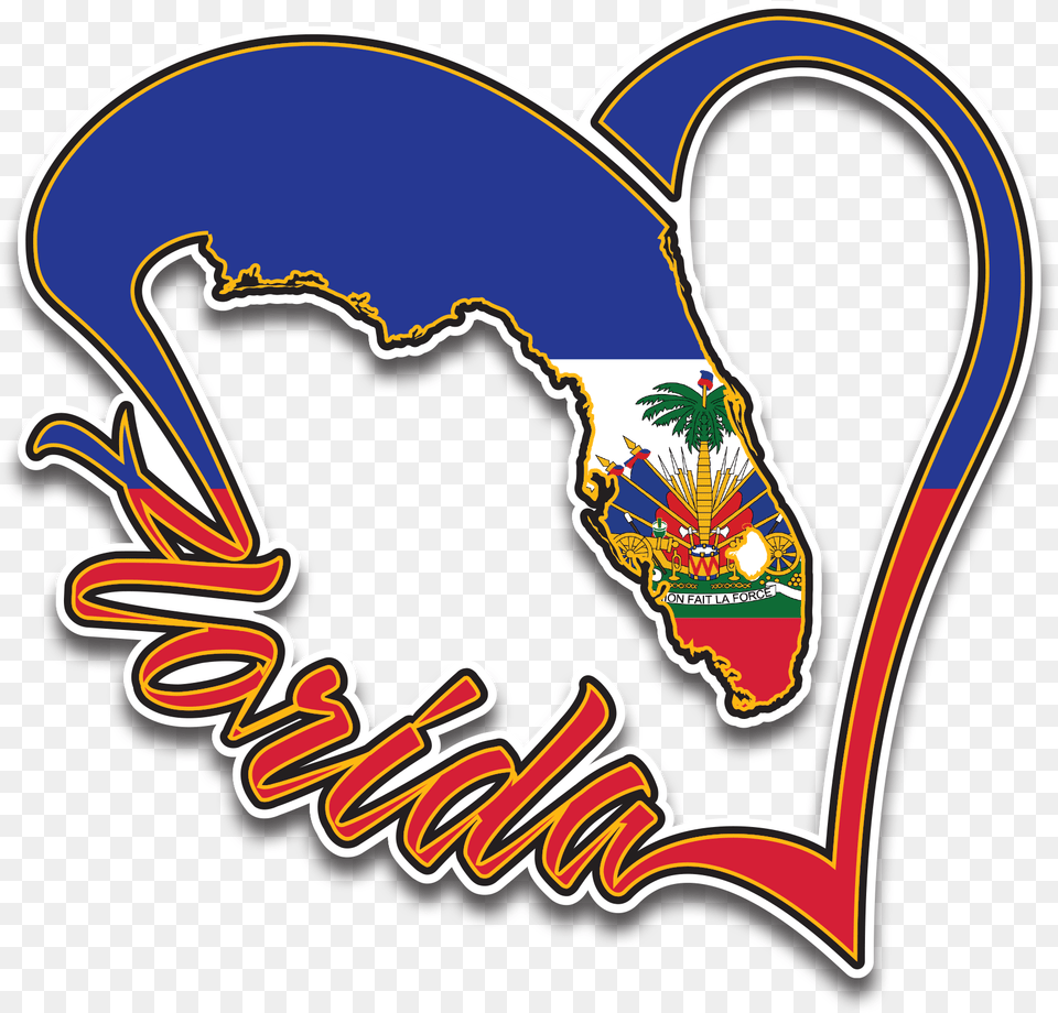 Love Florida Haiti Clip Art, Logo, Food, Ketchup, Sticker Png