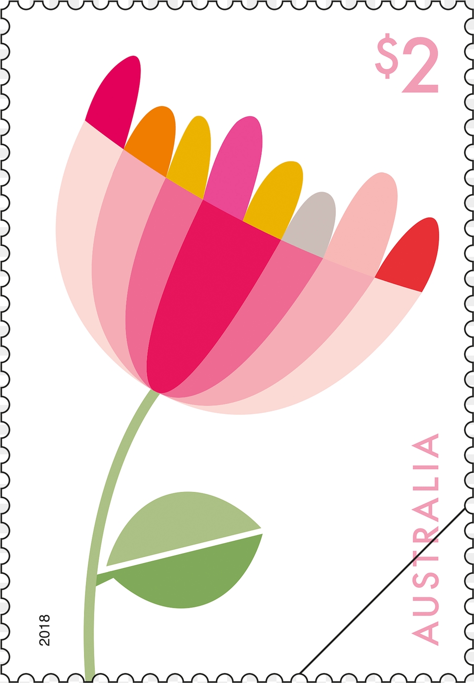 Love Flower Stamp Postage Stamp, Postage Stamp Free Png