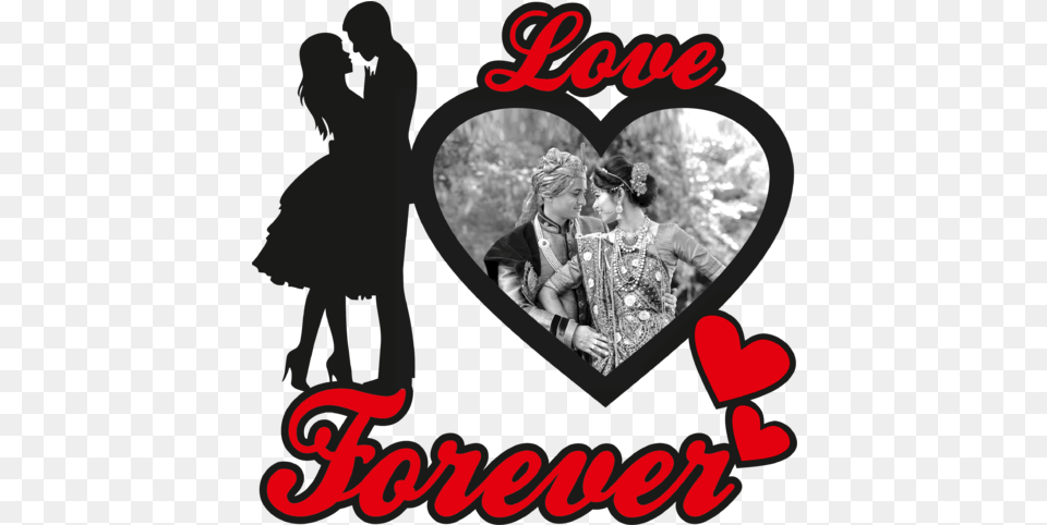 Love Forever Frame Love Forever Text Hd, Adult, Wedding, Person, Woman Free Png