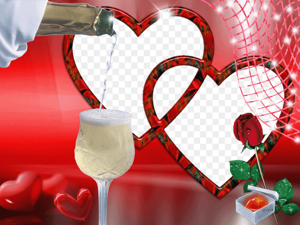 Love Frame Collection, Glass, Alcohol, Wine, Wine Glass Free Transparent Png