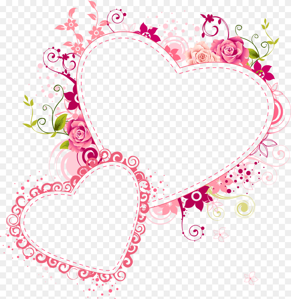 Love Frame Download Heart Frame Transparent Background, Art, Graphics, Pattern, Flower Png Image