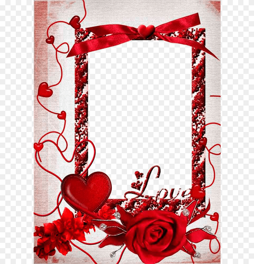 Love Frame Hd Love Photo Frames Hd, Flower, Plant, Rose Png