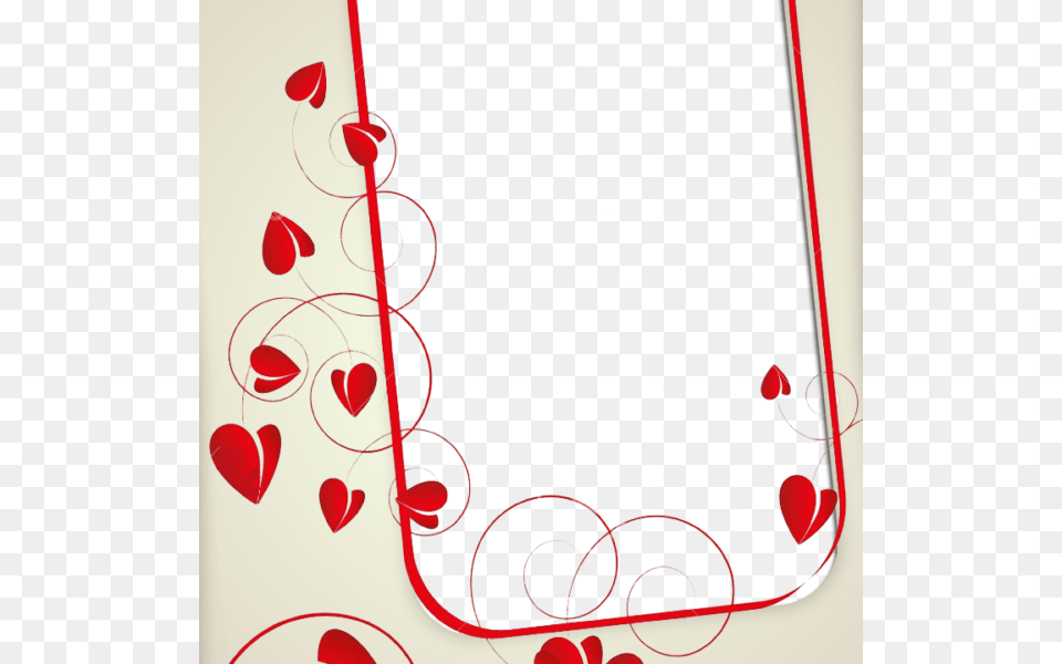 Love Frame With Beautiful Hearts Love Frames Design, Electronics, Phone, Mobile Phone, Pattern Free Png Download