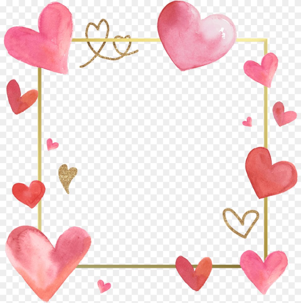 Love Frames Frame Borders Border Hearts Heart Free Png