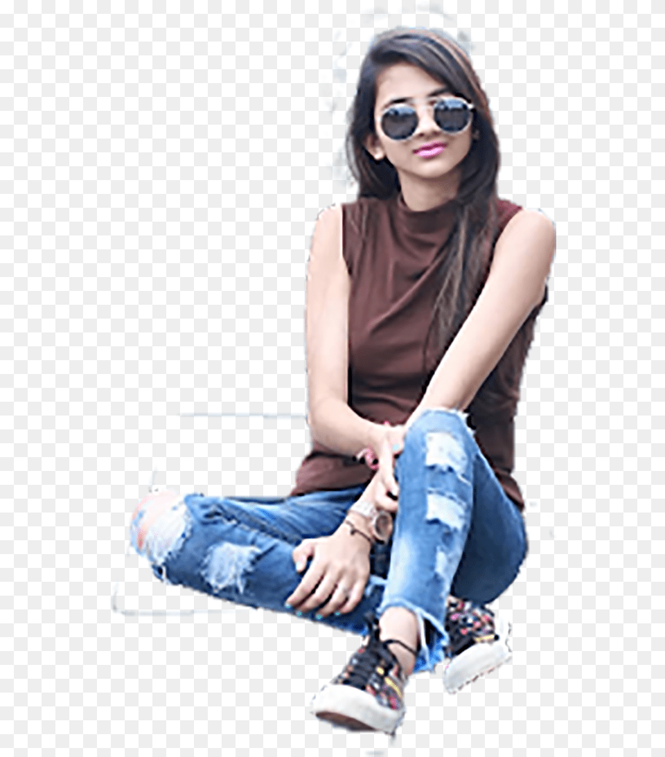 Love Girl For Picsart, Teen, Sitting, Shoe, Person Free Png Download
