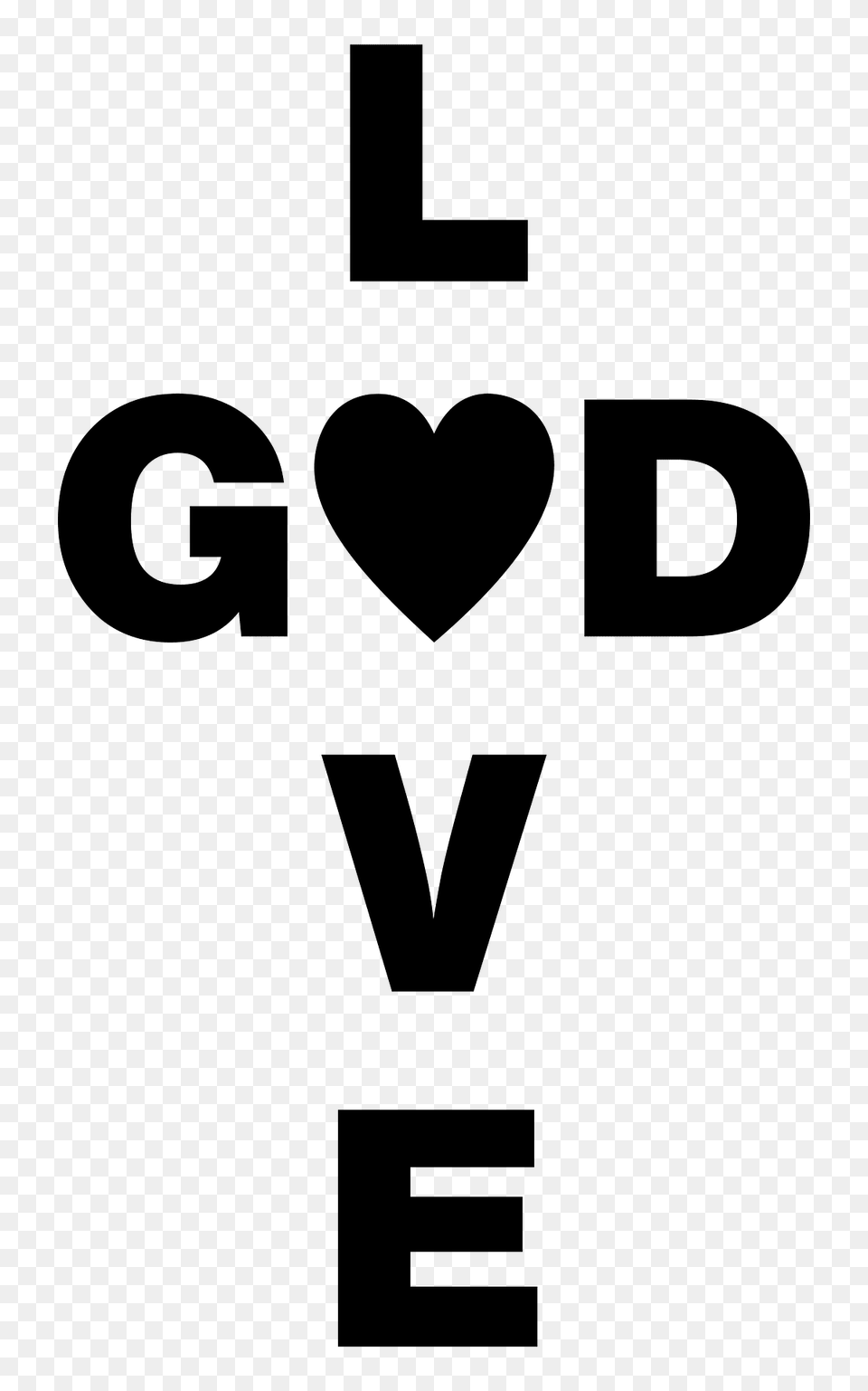 Love God Typography 2 Clipart, Green, Stencil, Logo, Cross Png