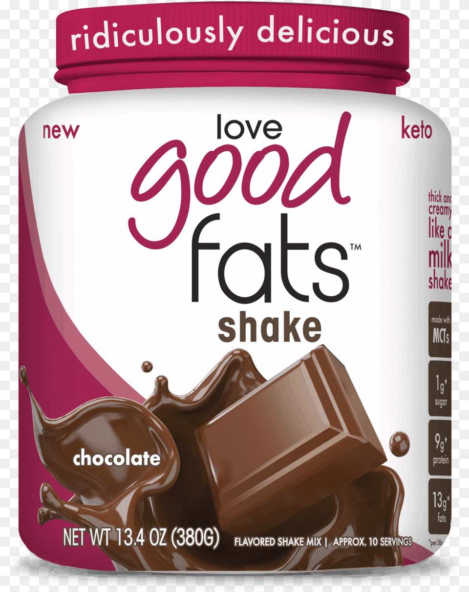 Love Good Fats Chewy Nutty Chocolatey Almond, Cocoa, Dessert, Food, Jar Png Image