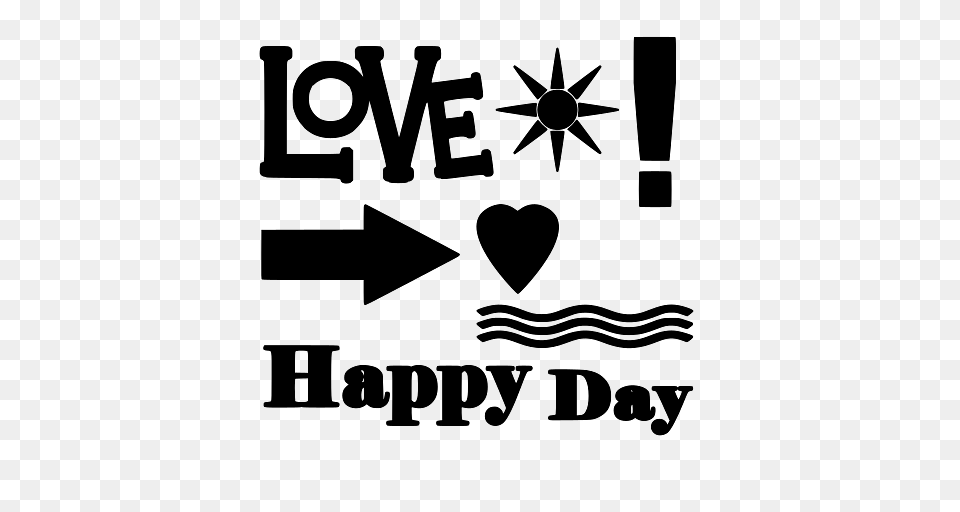 Love Happy Day, Logo Free Transparent Png