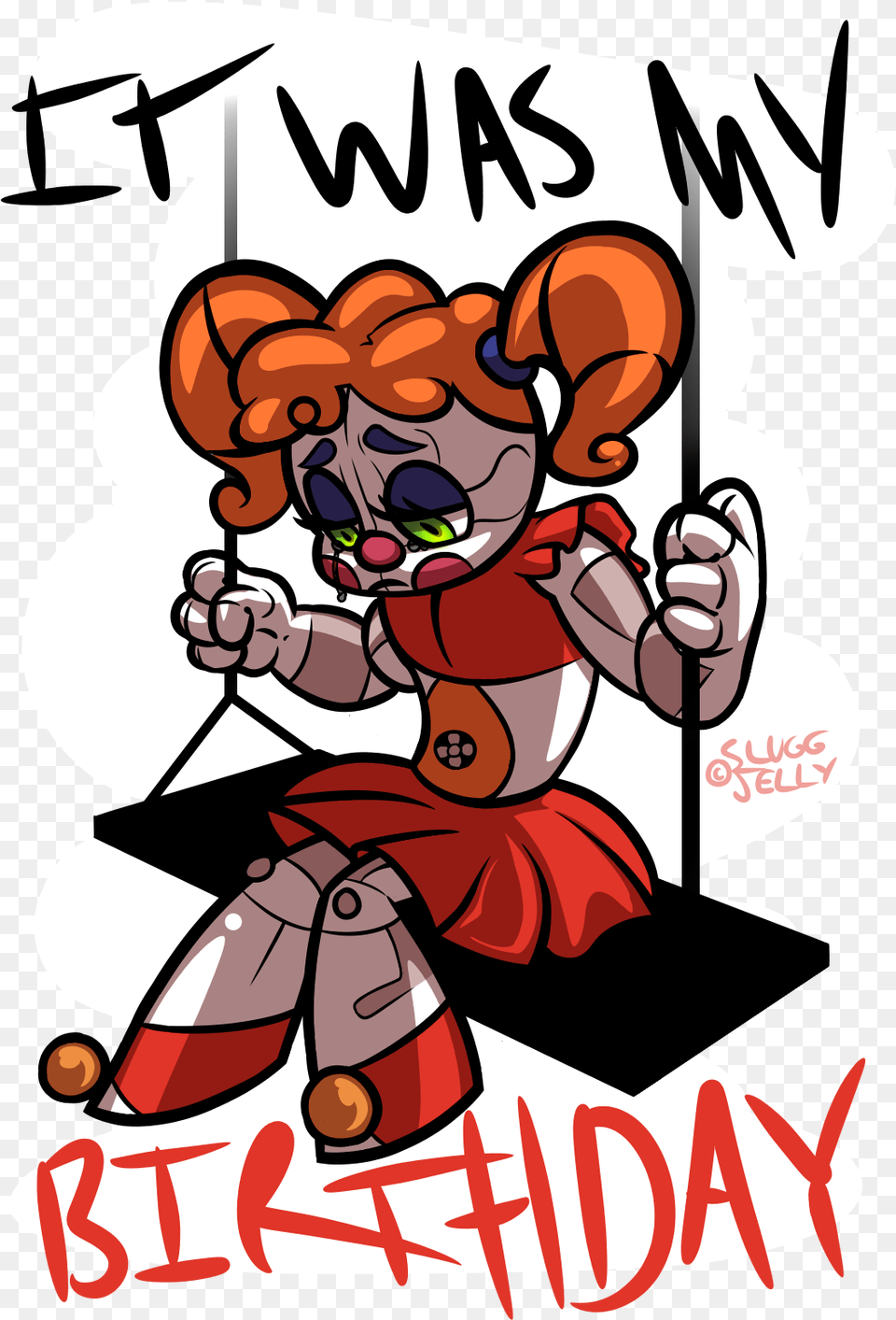 Love Hate Relationship With Fnaf Fnaf Circus Baby Fanart, Book, Comics, Publication, Face Png