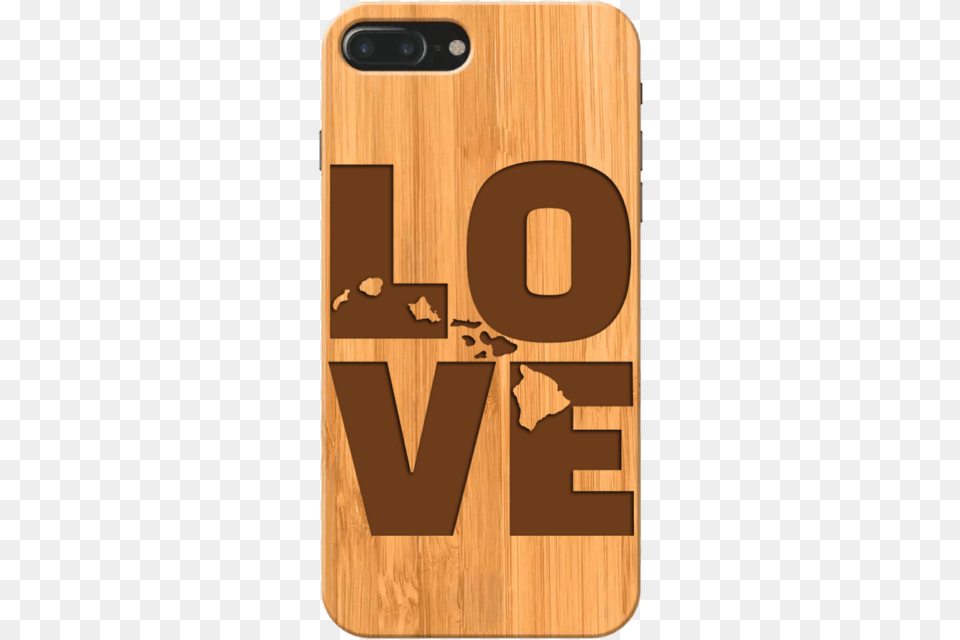 Love Hawaii Map Plywood, Electronics, Mobile Phone, Phone, Wood Free Transparent Png