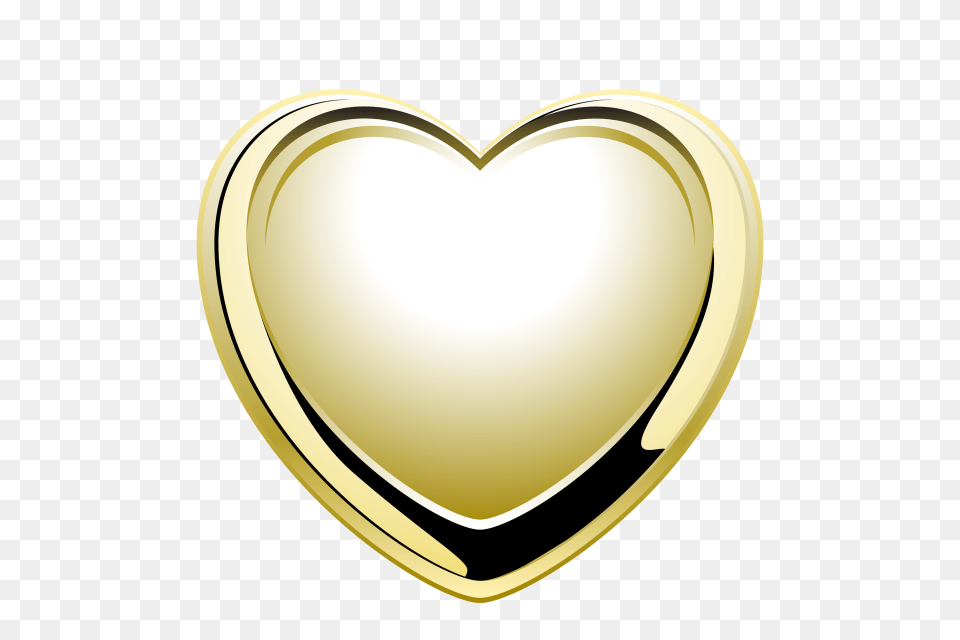 Love Heard Valentines Day, Gold, Heart, Accessories, Jewelry Free Png