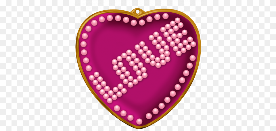 Love Heart 3 Graphic By Joyce Crosby Pixel Scrapper Girly, Birthday Cake, Cake, Cream, Dessert Free Png Download