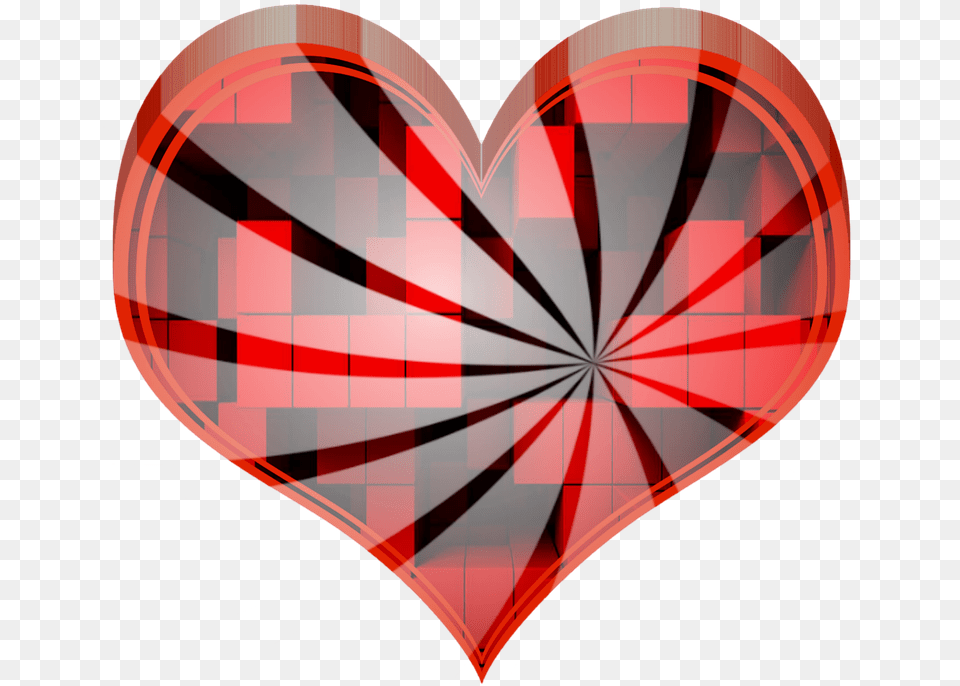 Love Heart 3d Red, Balloon, Dynamite, Weapon Free Transparent Png