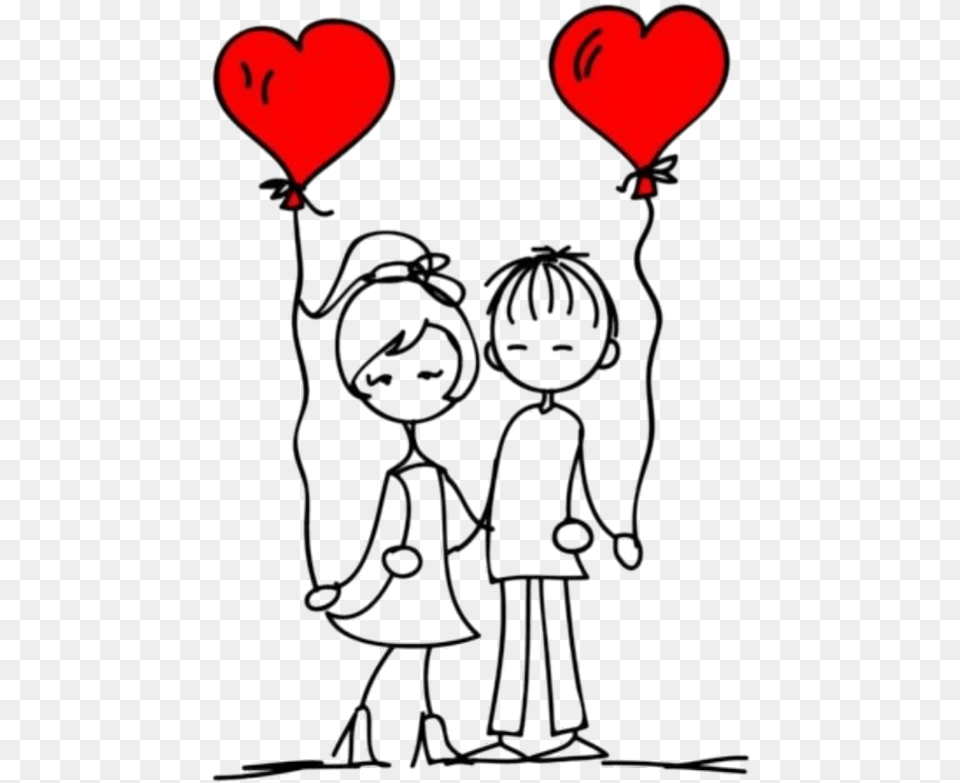 Love Heart Beautiful Kiss Romantic Iloveyou Love Couple Logo, Balloon Png Image