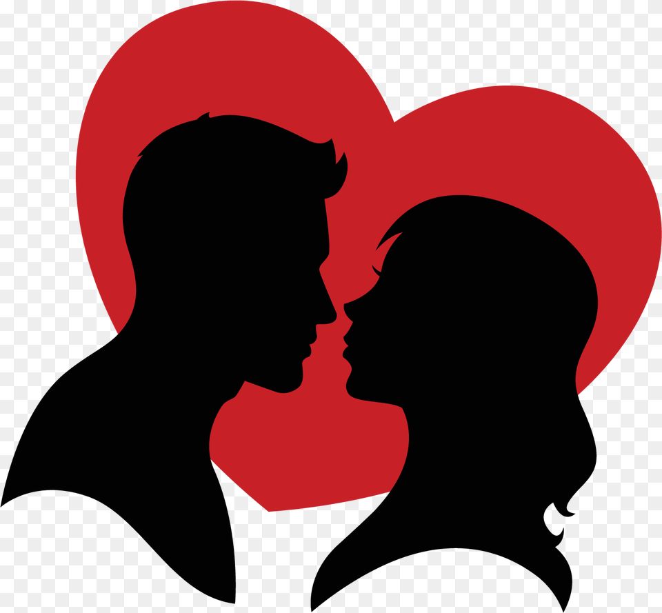 Love Heart Clip Art Couple Clipart, Adult, Female, Person, Woman Png Image