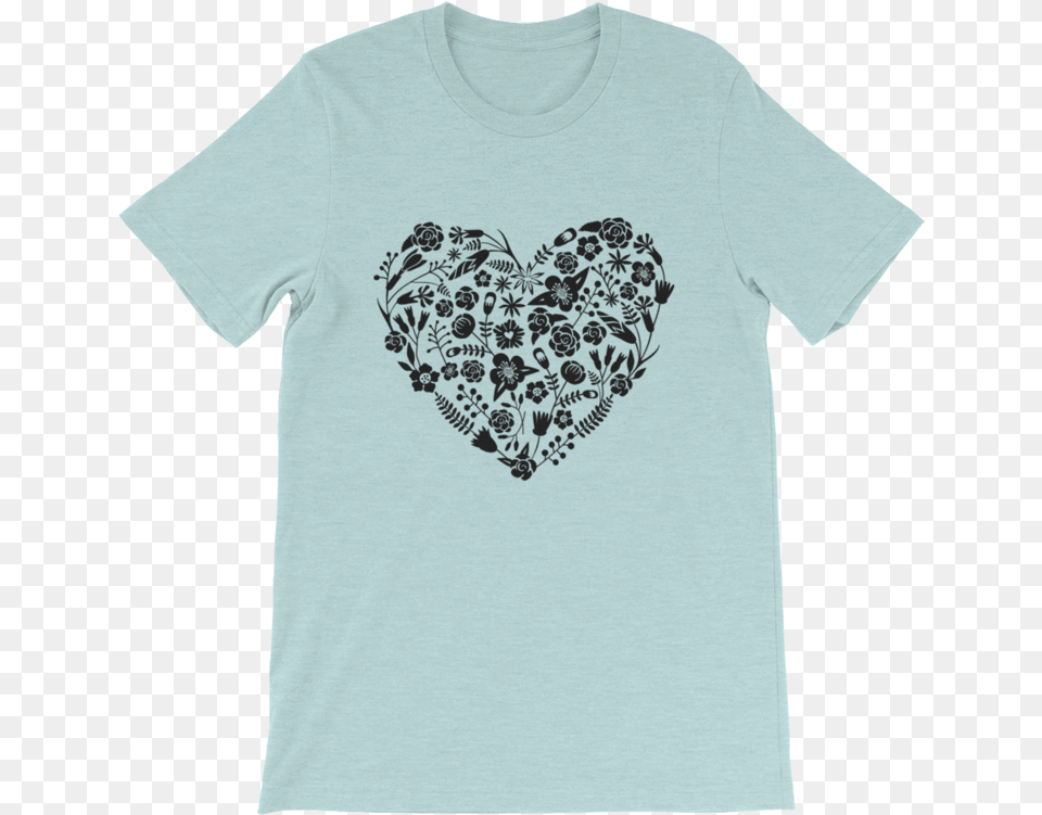 Love Heart Floral Papel Picado Jersey Point Your Fucking Toes T Shirt, Clothing, T-shirt Png Image