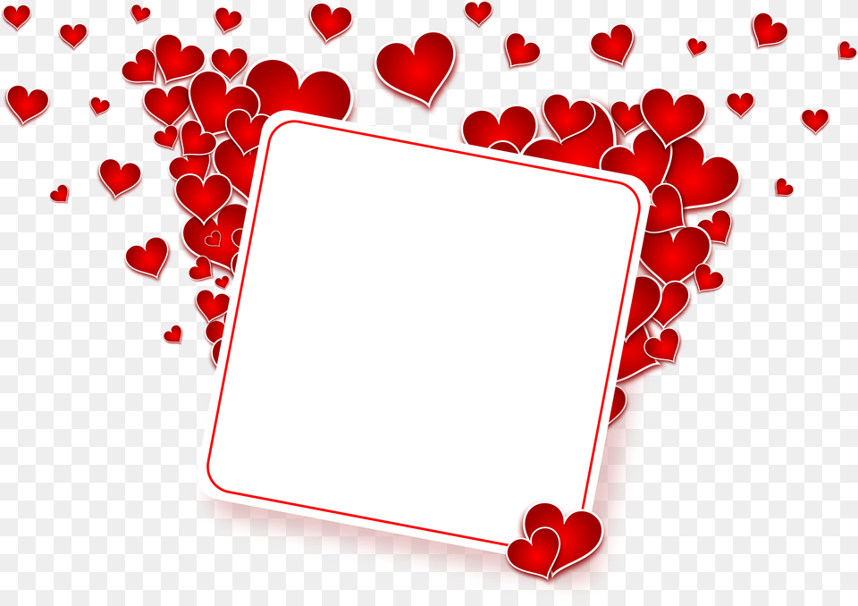 Love Heart Frame Image Love Photo Frame, White Board, Dynamite, Weapon Free Png Download