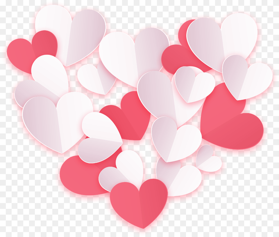 Love Heart Glitter Lighting Neon Heart Pink Valentine39s Day, Balloon, Flower, Petal, Plant Free Transparent Png