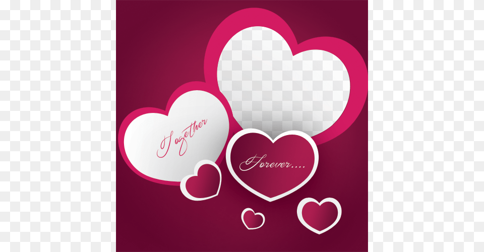 Love Heart Photo Frame, Envelope, Greeting Card, Mail Free Transparent Png