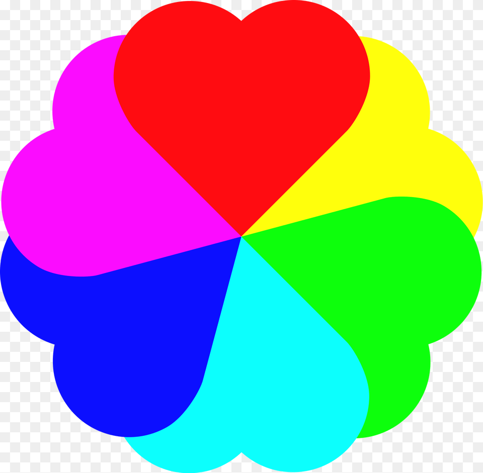 Love Heart Rainbow, Light Png